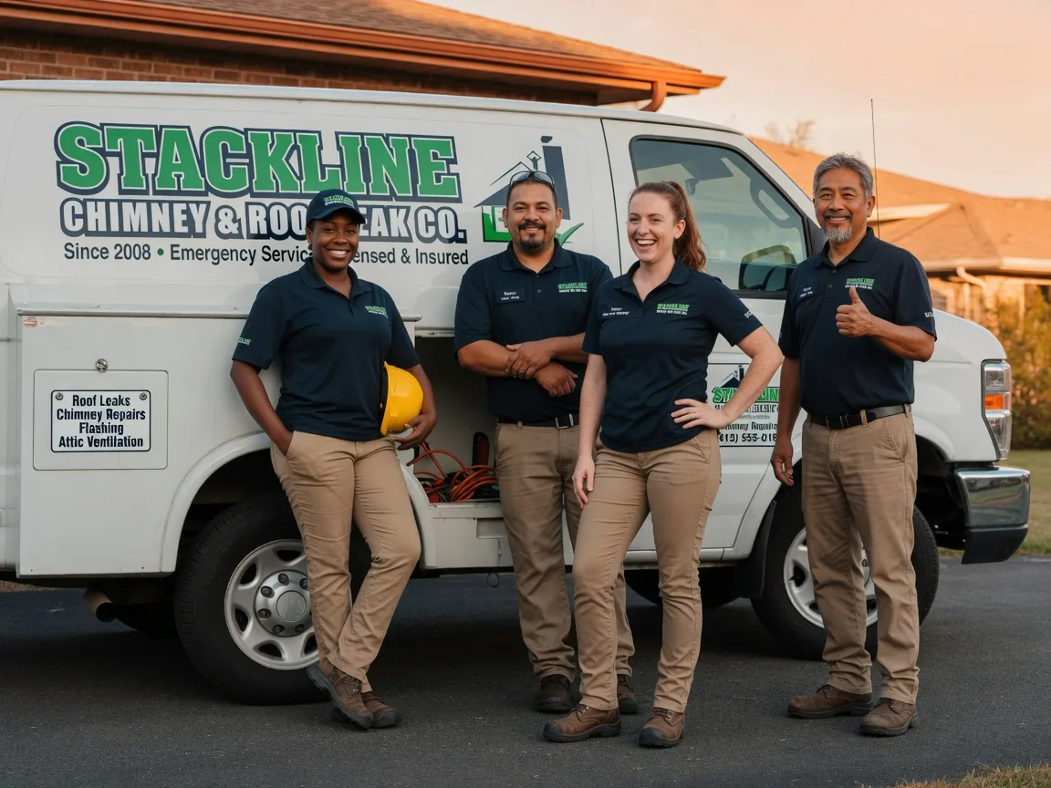 Chimney flashing repair company in Okmulgee, OK